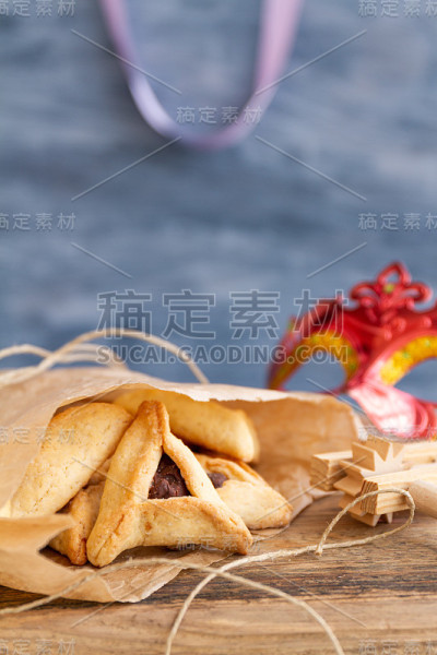 犹太自制饼干或巧克力饼干。