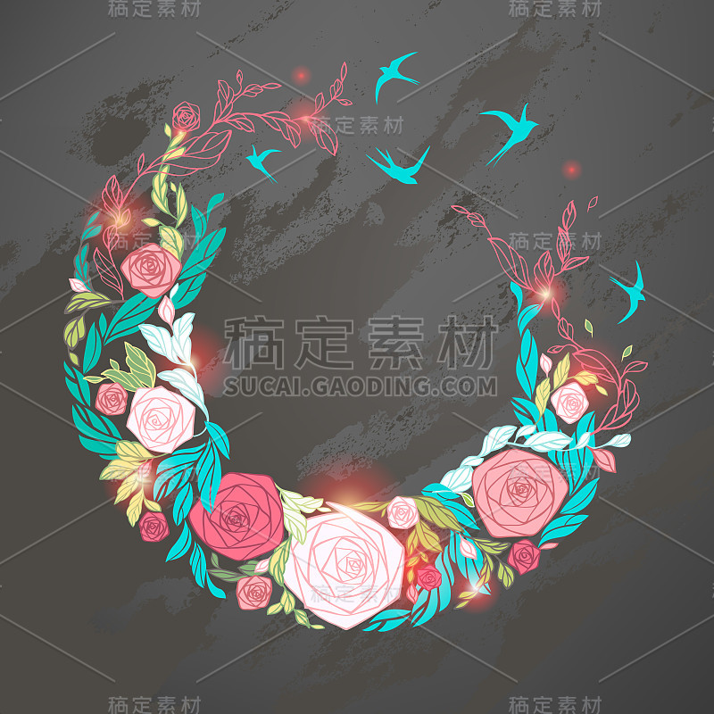花轮框架。