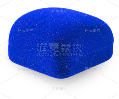 蓝色首饰盒来放耳环