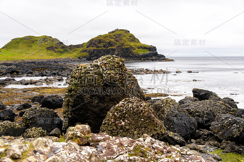 壮观的巨人堤道和堤道海岸，古火山爆发的结果，联合国教科文组织世界遗产