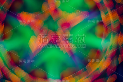 抽象模糊圆形散景新年背景