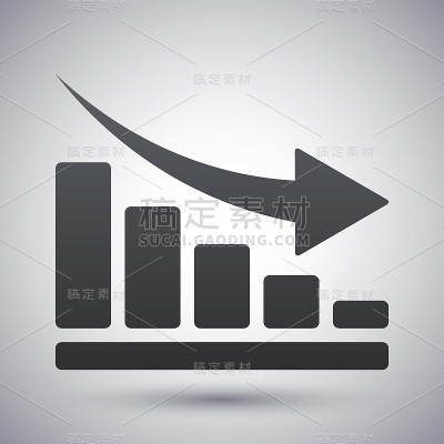 向量递减图形图标