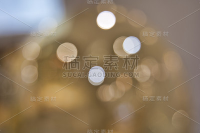 灯光失去焦点假日照明
