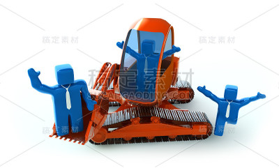 团队合作成功3D高清