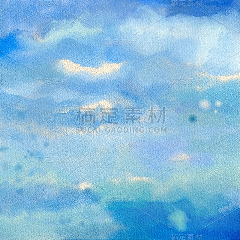 天空水彩背景