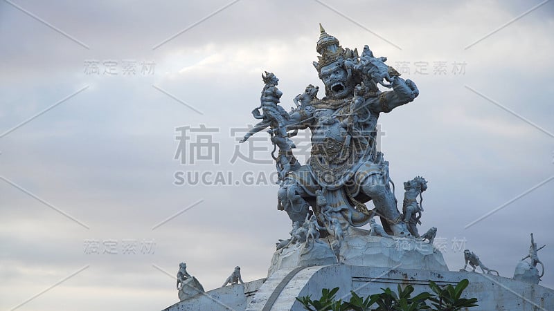 印度尼西亚巴厘岛Pura Uluwatu寺庙的神像