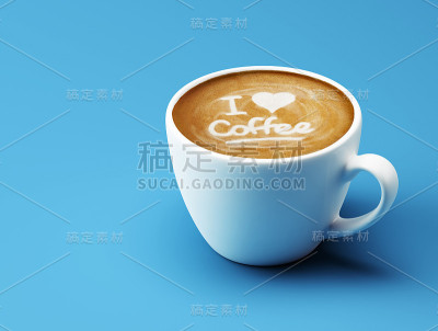 咖啡杯概念信息