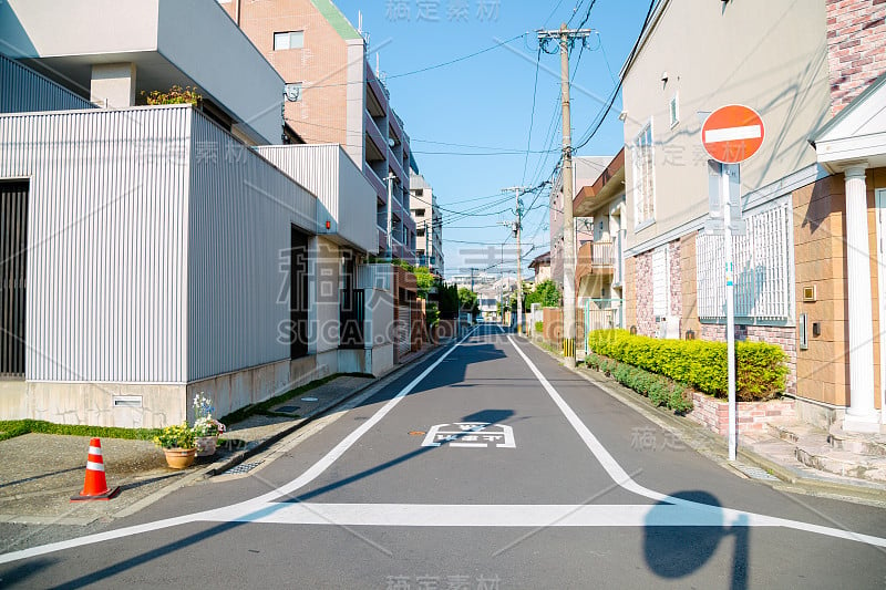 日本福冈的日本现代住宅街