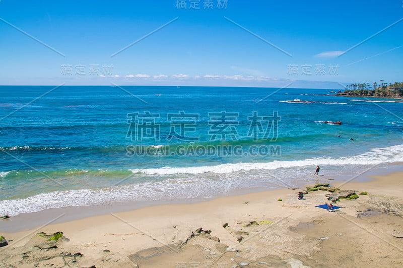 美丽的海斯勒公园，拉古纳海滩，加州