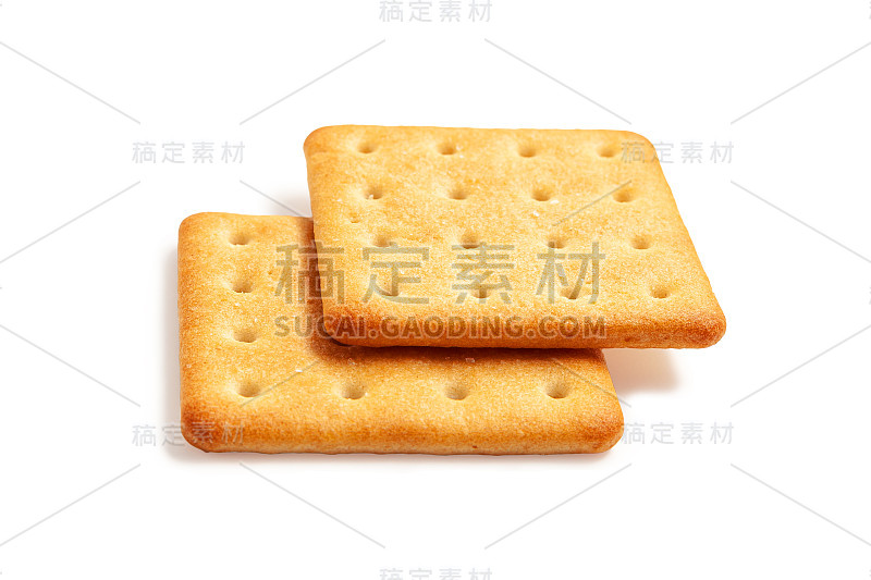 饼干饼干孤立在白色背景