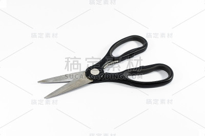 一对剪刀孤立在白色