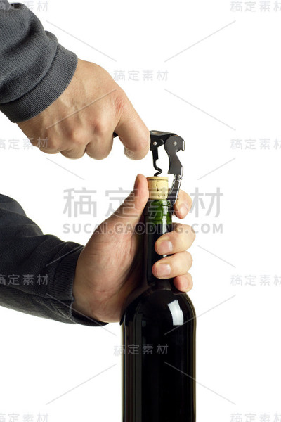 开一瓶酒