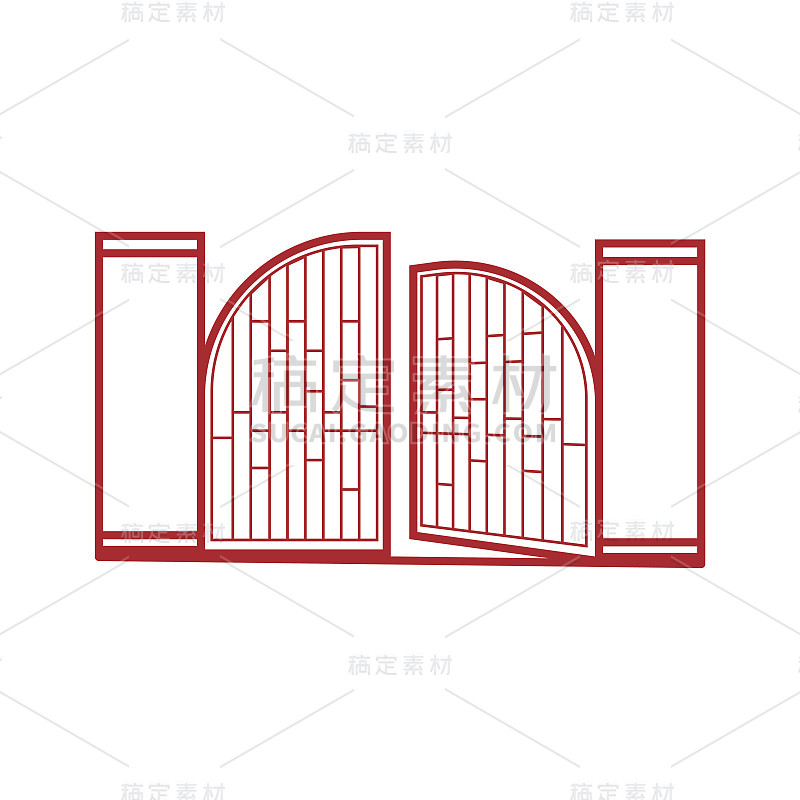 门图标矢量