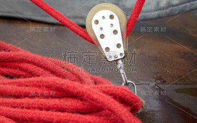 帆船的索具