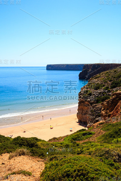 在葡萄牙海岸