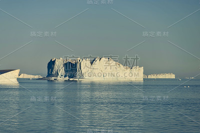 冰山在格陵兰岛