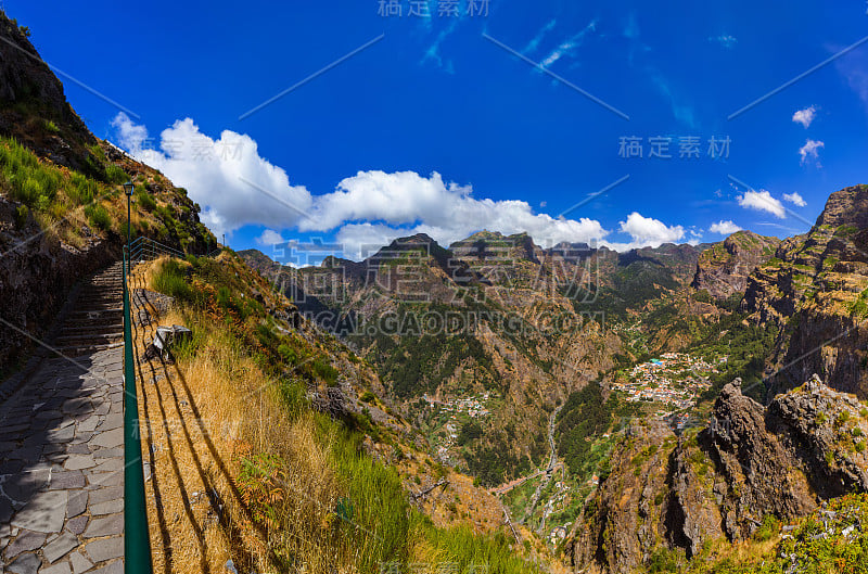 葡萄牙马德拉的一个山村