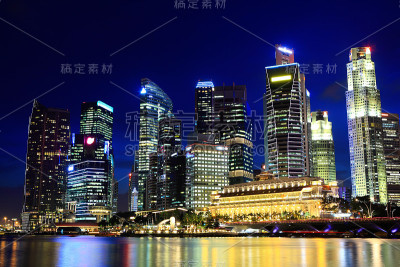 新加坡城市夜景