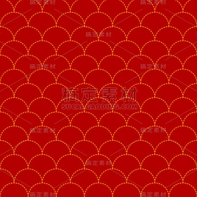 中式装饰纹饰无缝图案