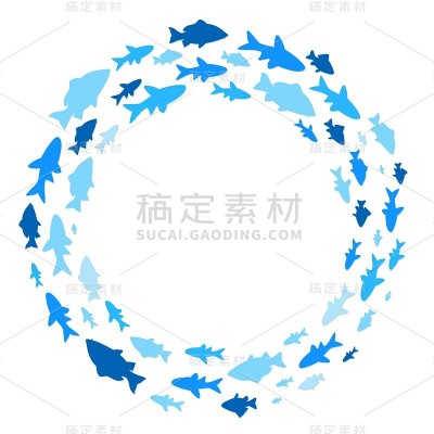 框架与鱼类。