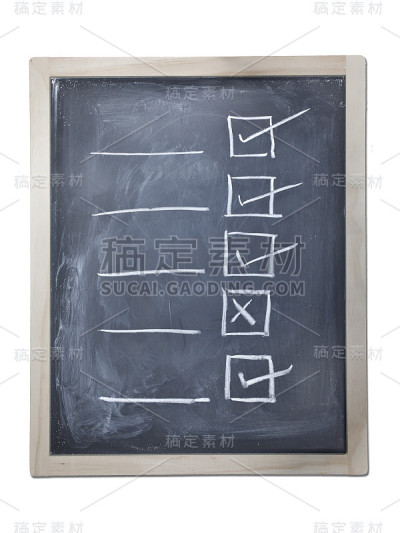 黑板上的图画