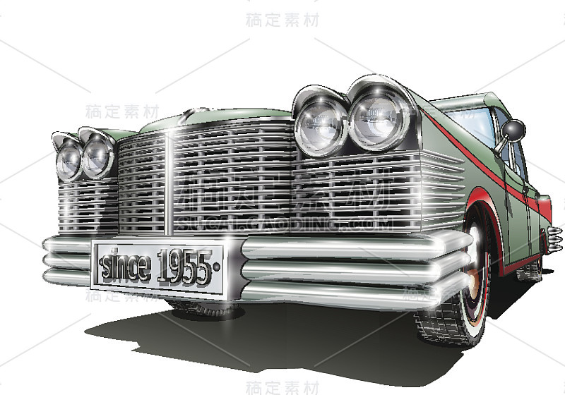 复古的车