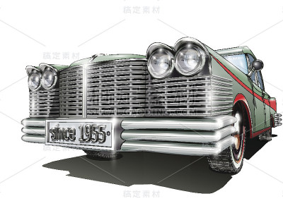 复古的车