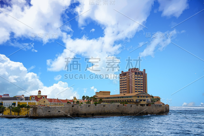 豪华酒店在Point of Curacao