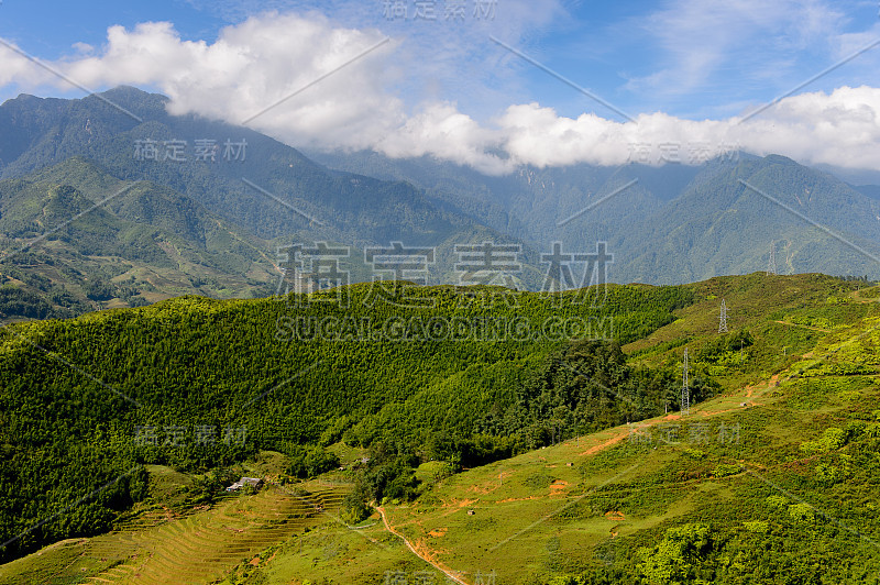 越南北部的自然景观