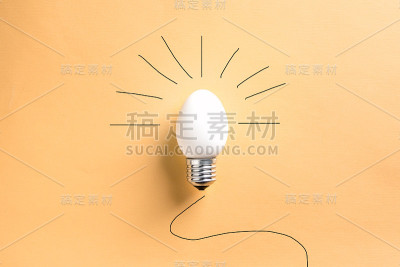 灯泡蛋壳基础概念节能