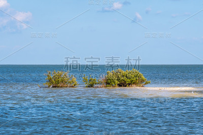德克萨斯州罗克波特的俯瞰风景