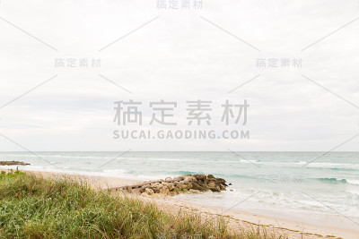 棕榈滩的海滩