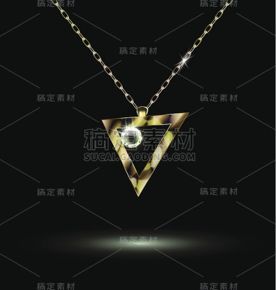 三角形的吊坠
