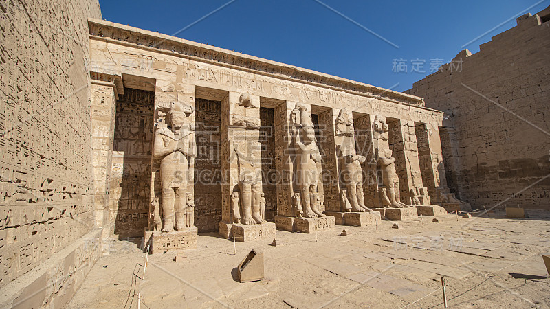 Medinet Habu神庙。