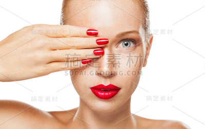 明亮的化妆