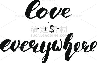 爱是无处不在的文字。