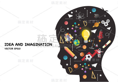 教育儿童的观念。知识的生成。向量