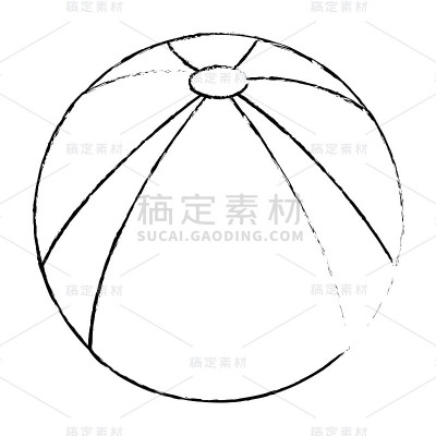 塑料气球海滩图标