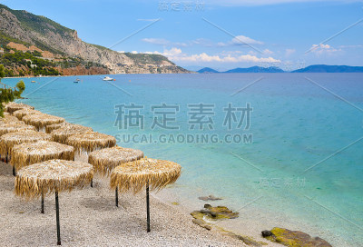 希腊金塔海滩。