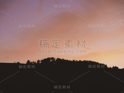 美丽的日落