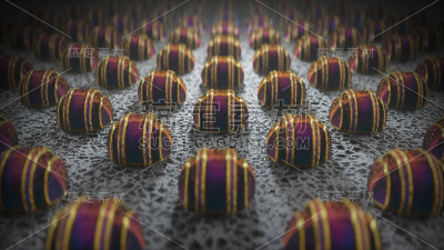 抽象的数字球