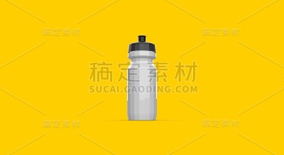 运动水瓶3D渲染