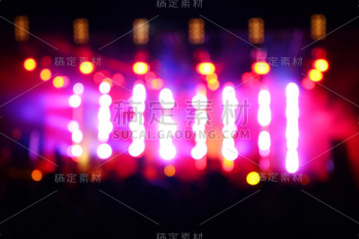 模糊的灯光背景协调