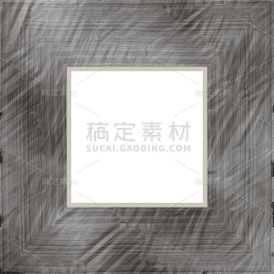 风化的方形木材照片绘画画框
