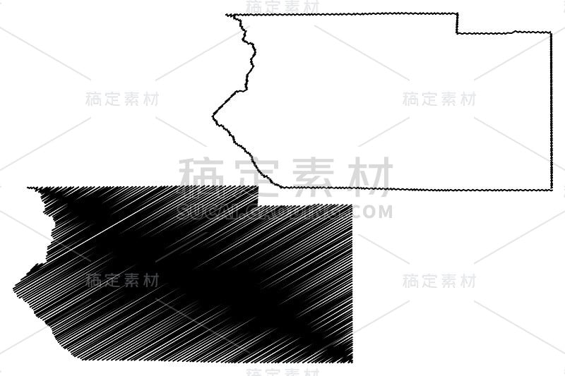 科罗拉多州弗里蒙特县的地图