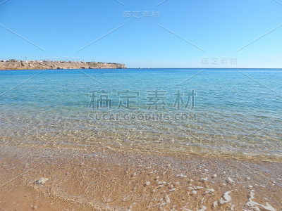 埃及沙姆沙伊赫的自然海滩度假胜地