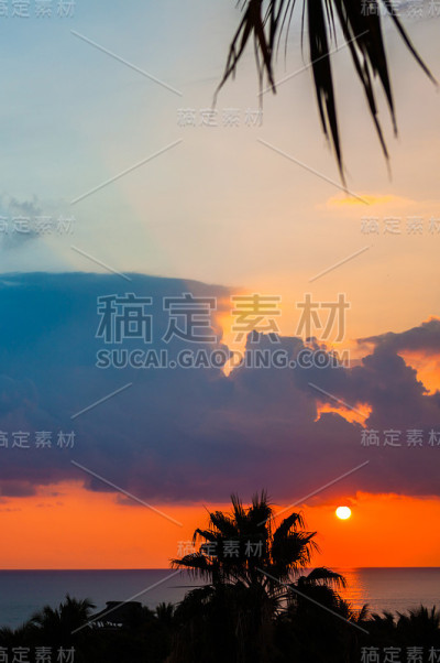 热带日落