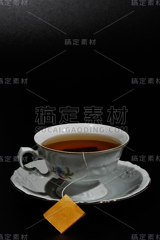 一杯茶。