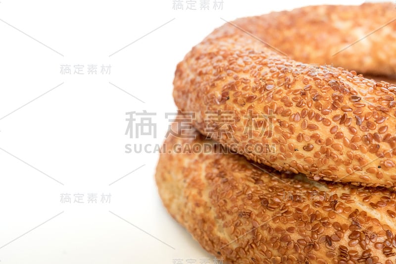 著名的土耳其早餐百吉饼(Simit)