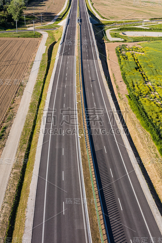 公路鸟瞰图